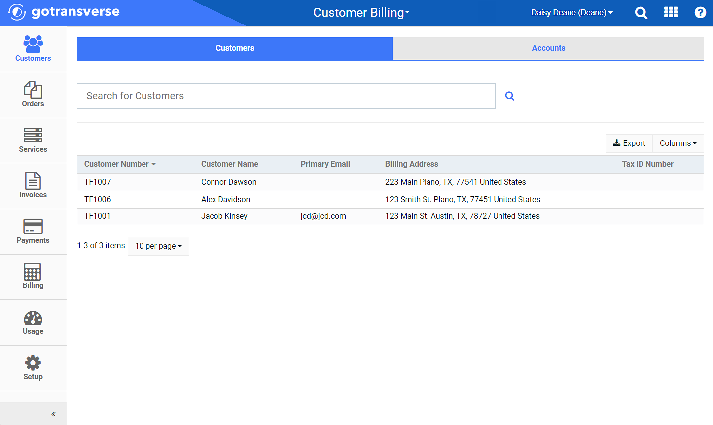 Billing Module