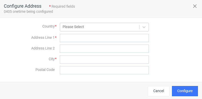 Configure Address Window