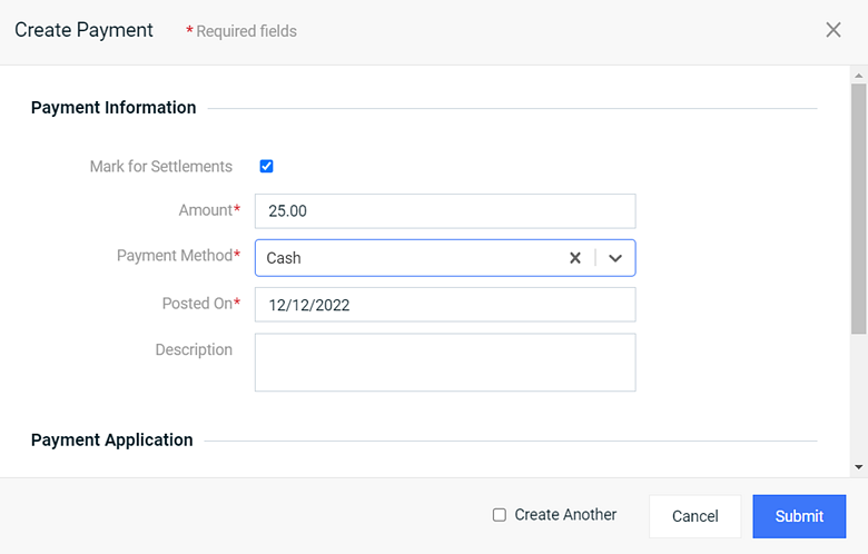 Cash Payment Method