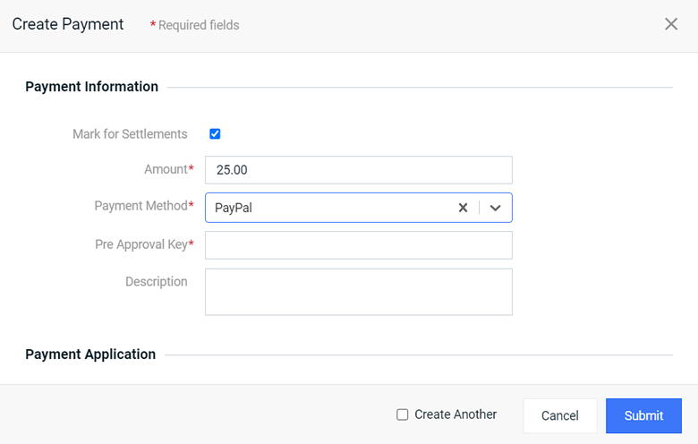 Pay Pal Payment Method