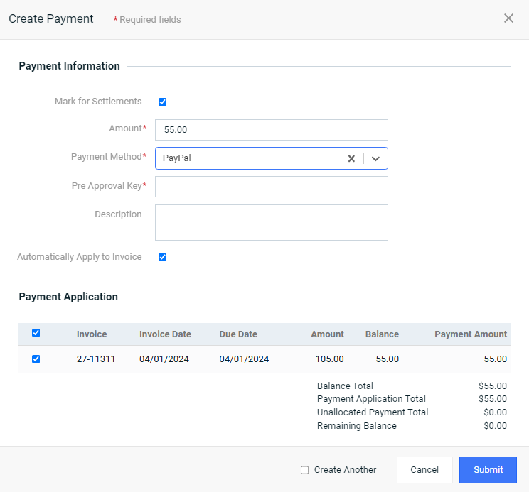 Pay Pal Payment Method