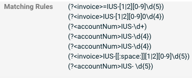 Matching Rules Example