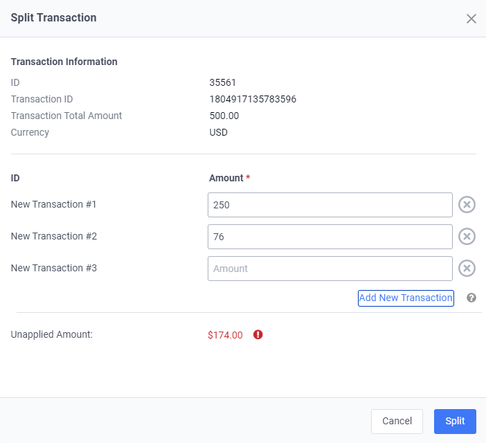 Additional Transactions