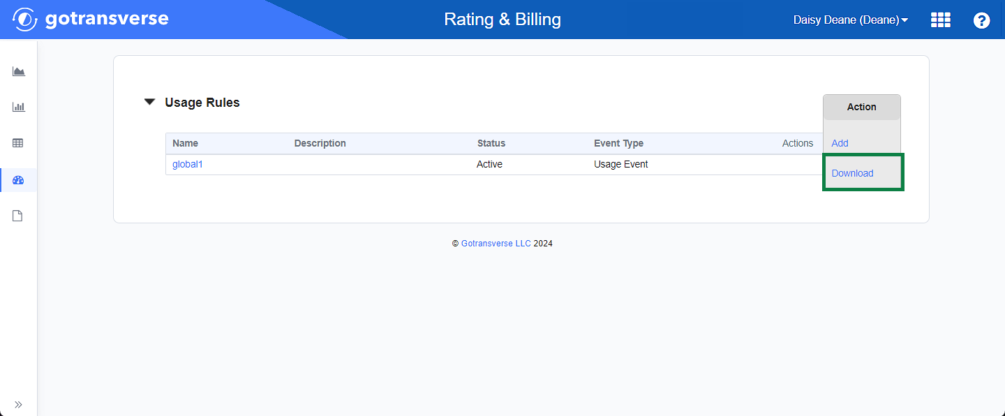 Global Usage Rule Template Download