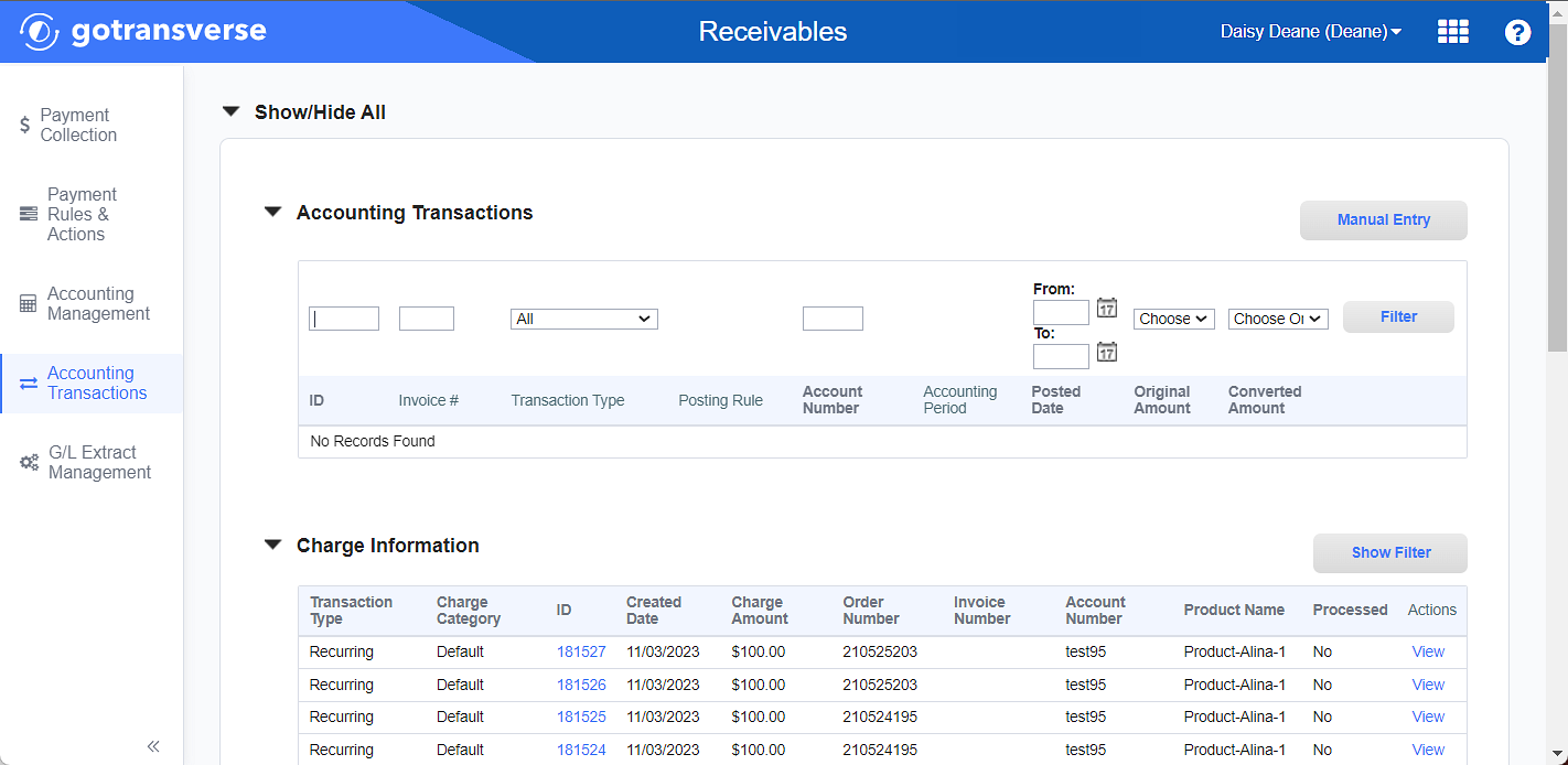 Accounting Transactions